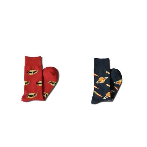 London Jae Apparel Novelty Socks; Set of 2‎ - Picture 1 of 6